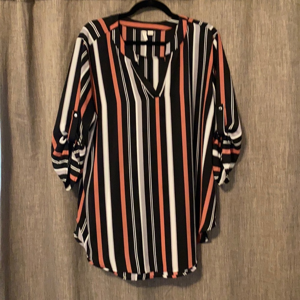 Cato striped blouse